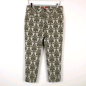 Anthropologie | Charlie ankle brocade trouser 8P